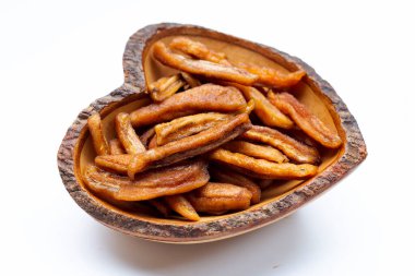 Sun dried banana. Fruit snack