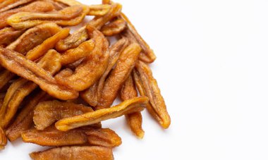 Sun dried banana. Fruit snack