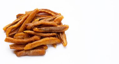 Sun dried banana. Fruit snack