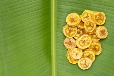 Banana stuffed with tamarind. Fruit snack