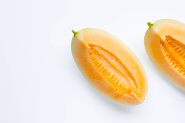 Kavun beyazda izole edilmiş..