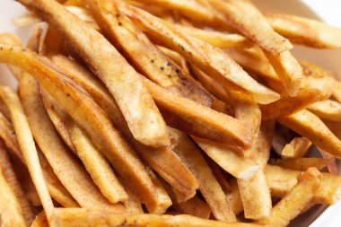 Crispy banana sticks. Fruit snack