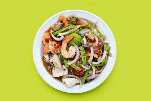 Тайский Салат Морепродуктами — стоковое фото