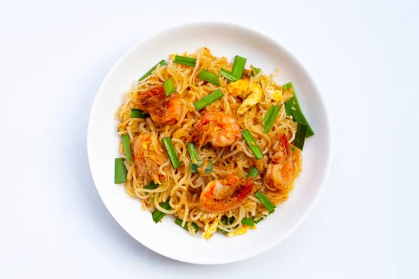Thai Food Stir Fried Rice Noodles Pad Thai — Stock Photo, Image