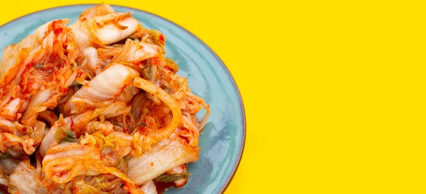 Kimchi Korean Dish Spicy Fermented Vegetables — Stok Foto