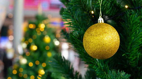 Vánoční Míč Strom Dekorace Vánoční Pozadí — Stock fotografie