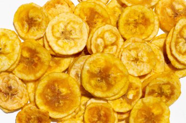 Banana stuffed with tamarind. Fruit snack