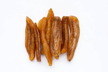 Sun dried banana. Fruit snack