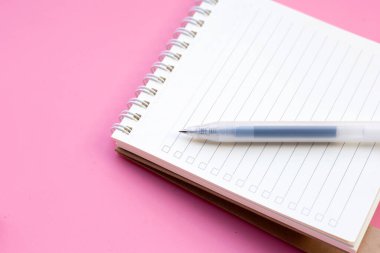 To do list paper with pen. Copy space