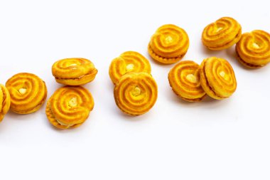 Sandwich cookies with durian cream