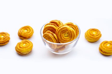 Sandwich cookies with durian cream