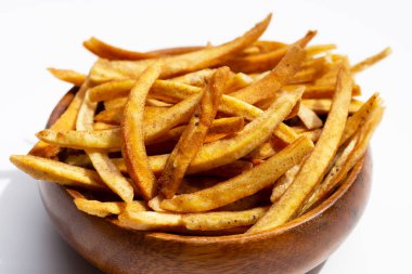 Crispy banana sticks. Fruit snack