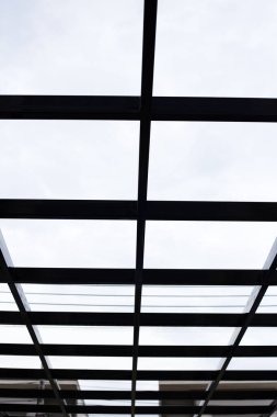 Steel roof structure. Build a room addition