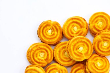 Sandwich cookies with durian cream