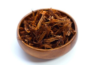 Dried red cotton tree flower