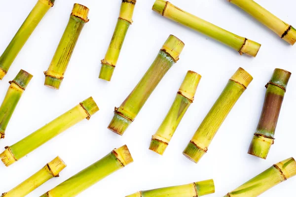 stock image Sugar cane on white background.