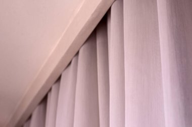 Perdeler kapı ya da pencere, oda dekorasyonu iç mekan.