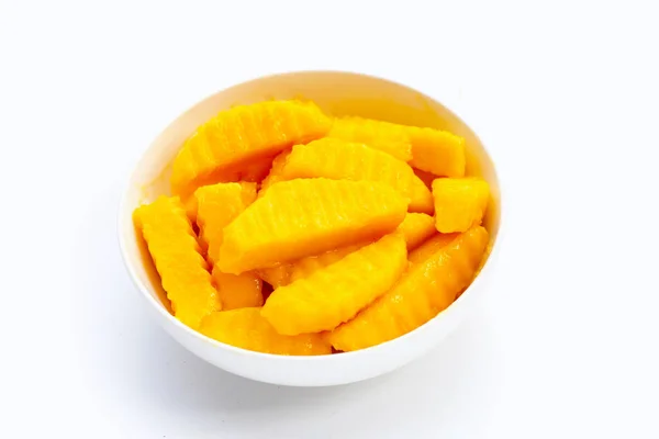 Sweet Yellow Mango Fruit Slices —  Fotos de Stock
