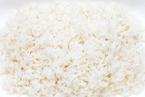 Rice White Background Close — Stock Photo, Image