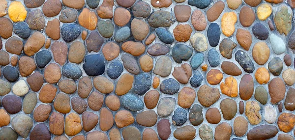 Stones Cement Wall — Stock Photo, Image