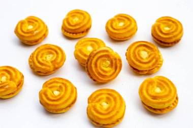 Sandwich cookies with durian cream