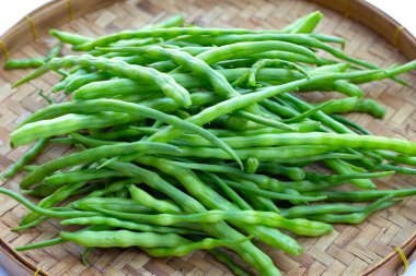 Rat-tailed radish. Fresh organic vegetables