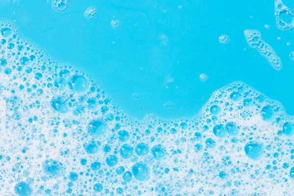 洗涤剂泡沫泡沫 顶部视图 — 图库照片