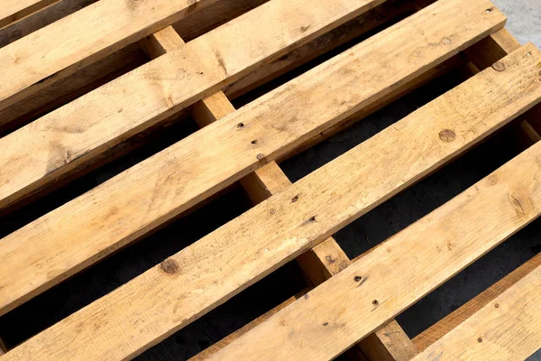 stock image Wooden pallet for chemical products