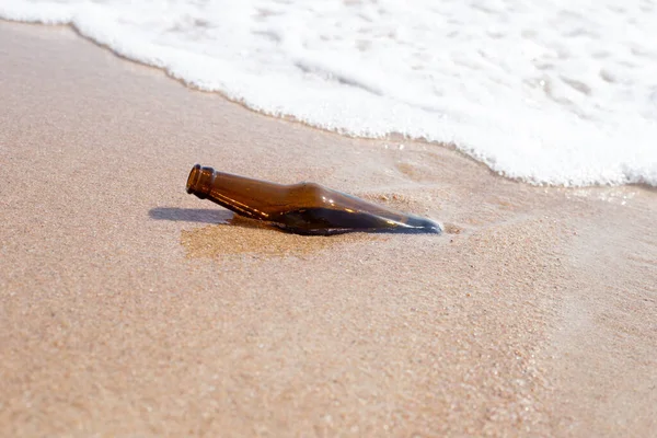 Glass Bottle Beach — Stock Photo, Image