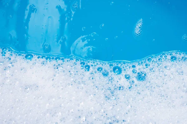 Burbuja Espuma Detergente Vista Superior — Foto de Stock