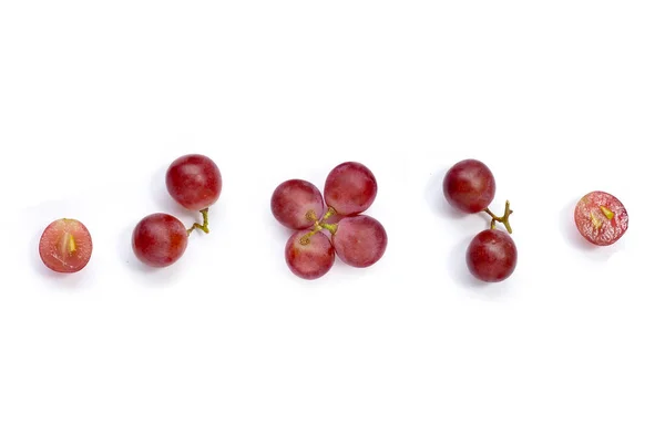 Fresh Grape White Background — Stock Photo, Image