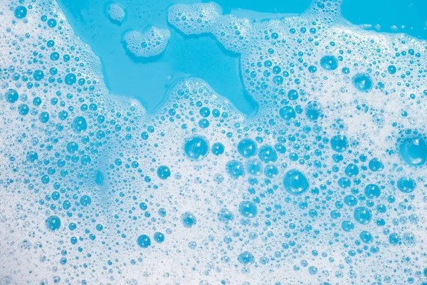 Burbuja Espuma Detergente Vista Superior — Foto de Stock