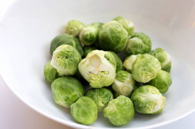Fresh brussels sprouts. Organic vegetables