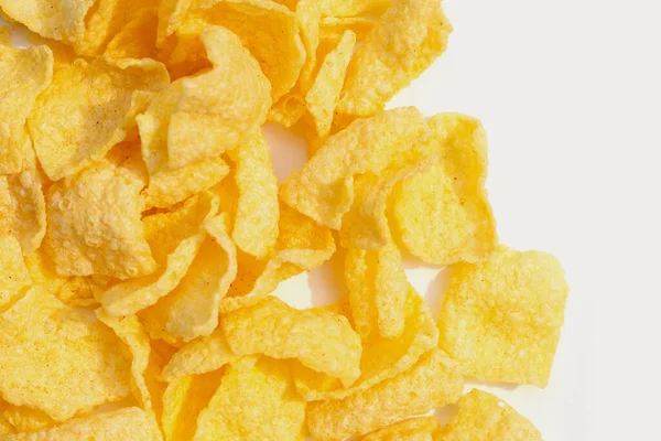 Corn Chips Snack White Background — Stock Photo, Image