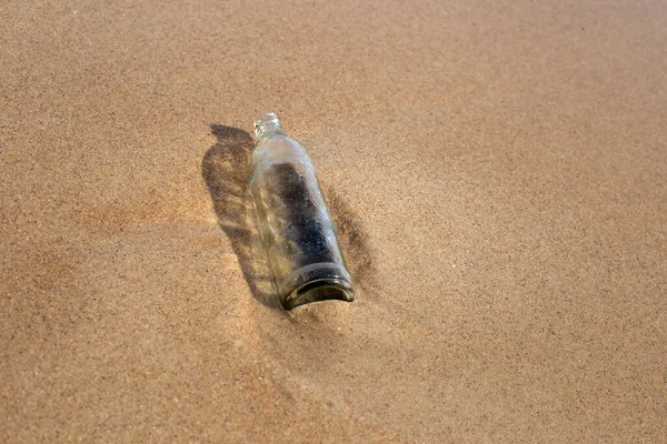 Glass Bottle Beach — Stock Photo, Image