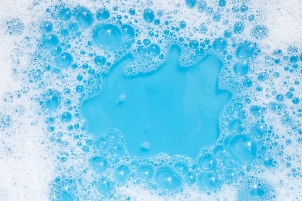 Bulă Spumă Detergent Privire Sus — Fotografie, imagine de stoc