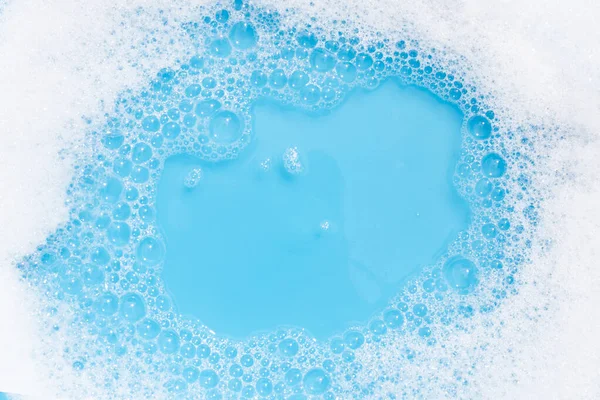 Tvättmedelsskumsbubbla Ovanifrån — Stockfoto