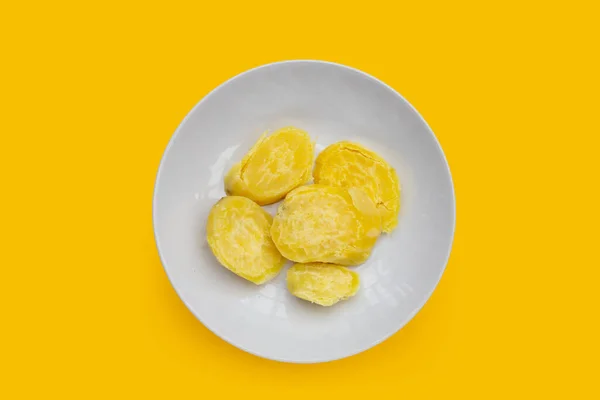 Haşlanmış Tatlı Patates Lezzetli Meyve Tatlısı — Stok fotoğraf