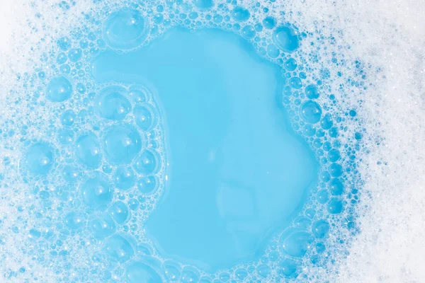 Detergent foam bubble. Top view