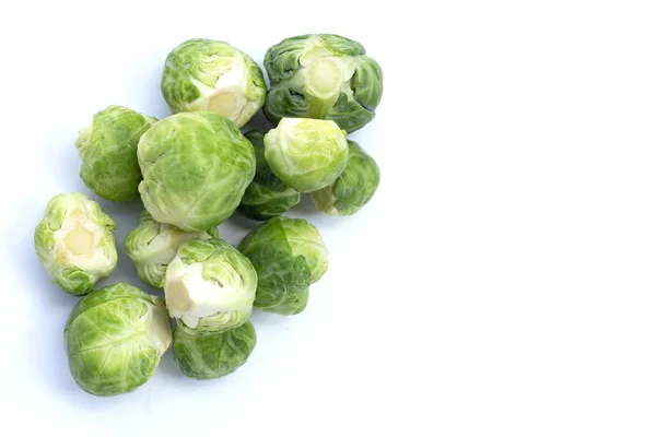 Fresh Brussels Sprouts Organic Vegetables — 스톡 사진