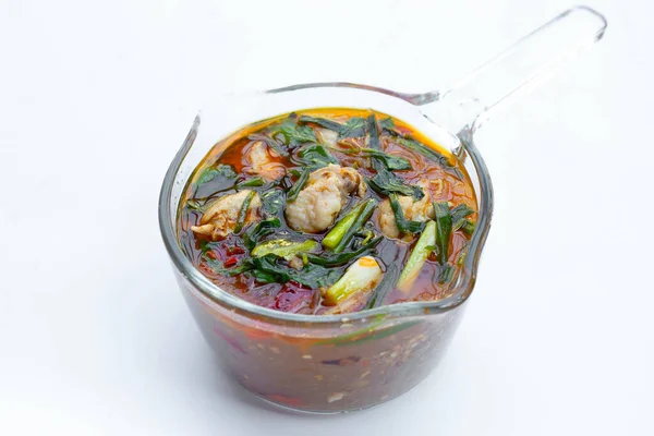 Spicy Chicken Soup Vermicelli Glass Noodle — Photo