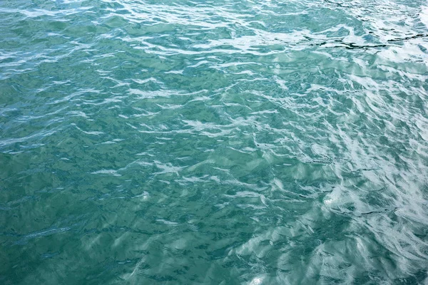 Blue Sea Water Surface Texture Blue Ocean Summer — Stock Photo, Image