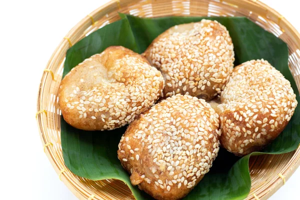 Sesame Ball Таїландський Десерт — стокове фото