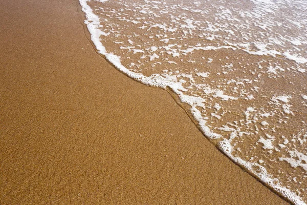 Пісок Морська Хвиля Літній Пляж — стокове фото
