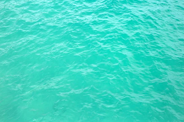 Textura Superficie Agua Mar Verde Azul Azul Océano Verano — Foto de Stock