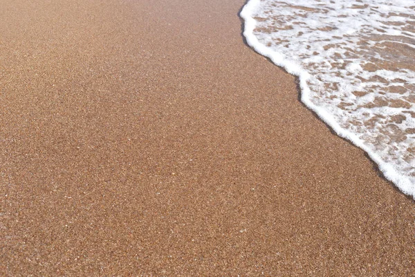 Areia Onda Mar Praia Verão — Fotografia de Stock
