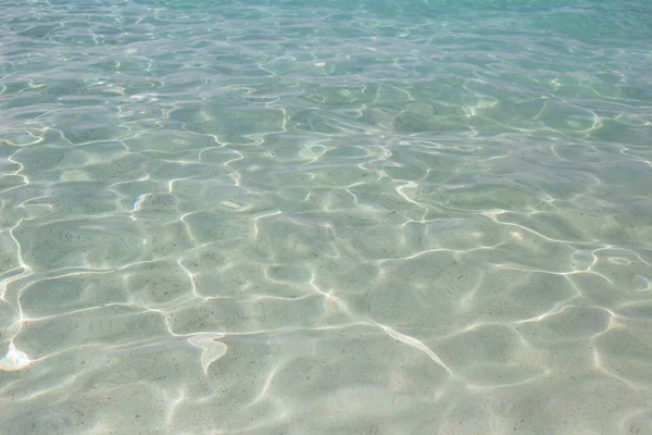 蓝色海水表面纹理 蓝色海洋夏季 — 图库照片