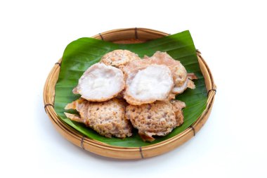 Khanom Krok, Tayland hindistan cevizi sütü tatlısı. Hindistan cevizli pirinç krepi.