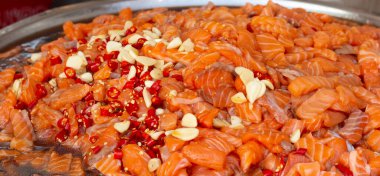 Soya soslu somon turşusu. 