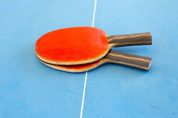 stock image Table tennis equipment rackets. Sport for health concept